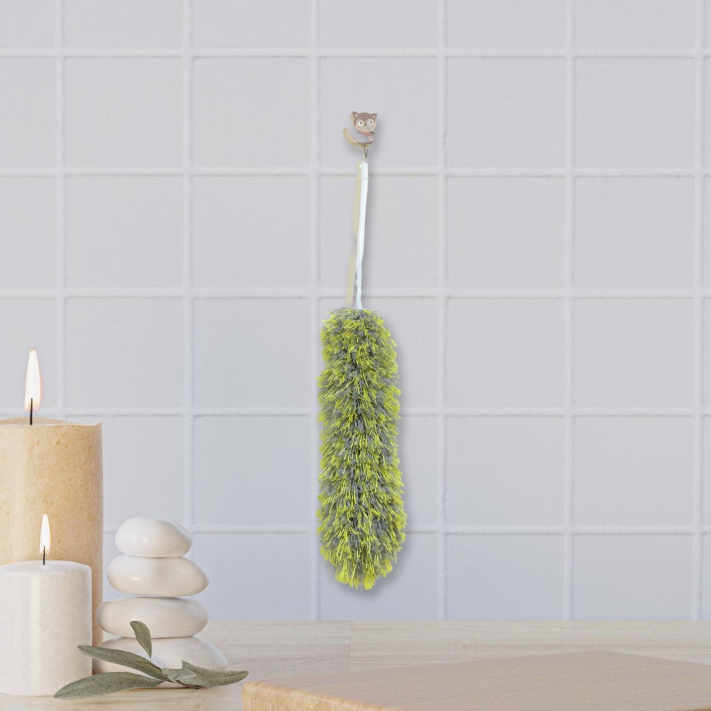 Long Handle Microfiber Duster – Extendable & Washable Cleaning Tool for Home, Car & Office (62cm)