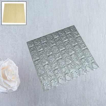 DESIGN WALLPAPER 3D FOAM WALLPAPER STICKER PANELS I CEILING WALLPAPER FOR LIVING ROOM BEDROOM I FURNITURE, DOOR I FOAM TILES (60x60cm) 1Pc