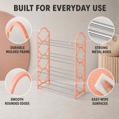 Folding Shoe Rack – 4-Layer Space Saver | India