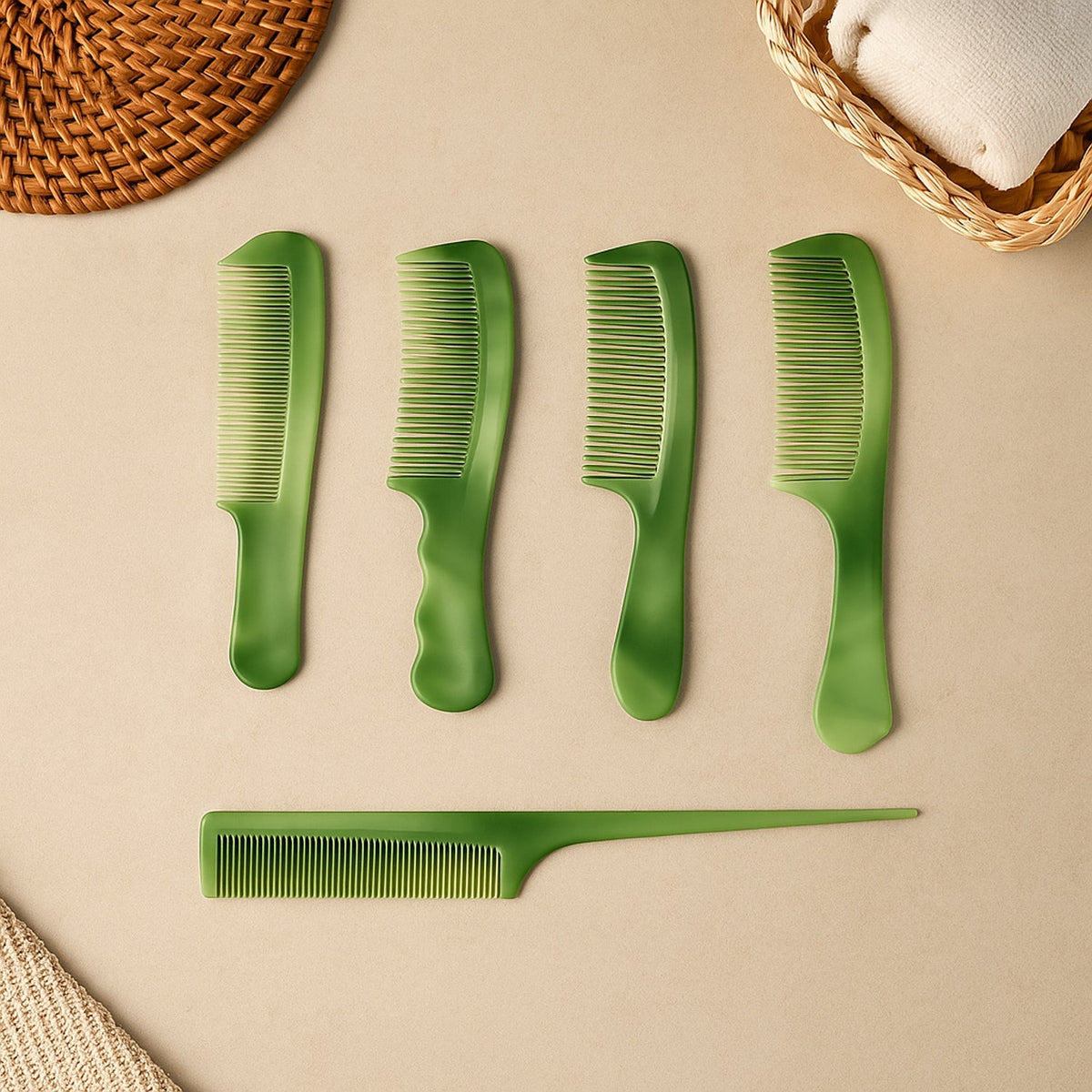Salon Multipurpose Hair Comb 10 Pc Set Styling Grooming Professional Use