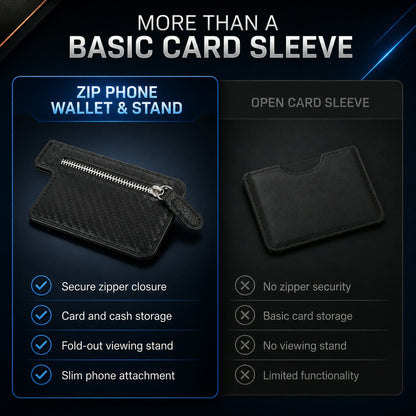 Adhesive Phone Card Holder – Wallet & Stand for Smartphones