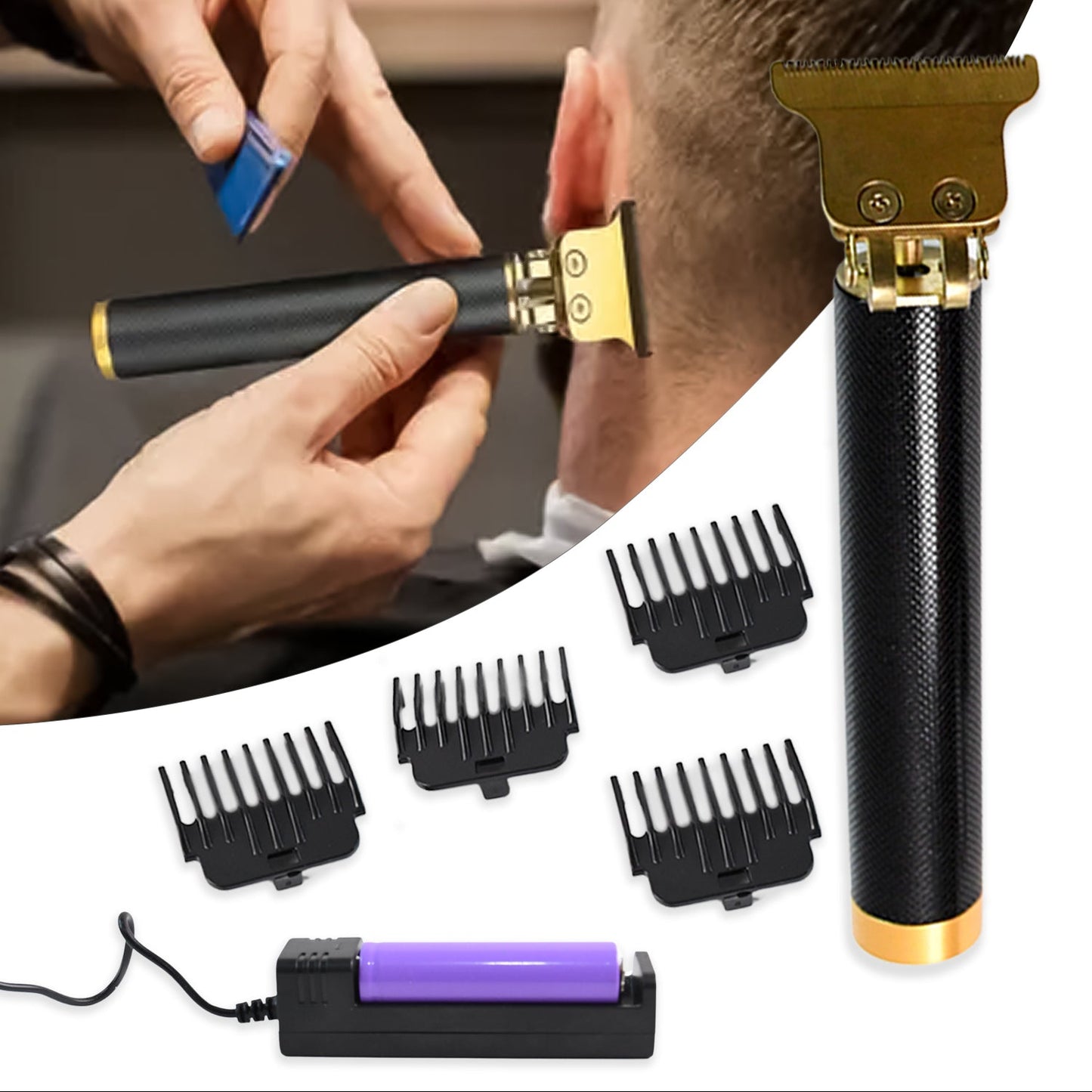 Rechargeable Hair Trimmer, Hair accessories