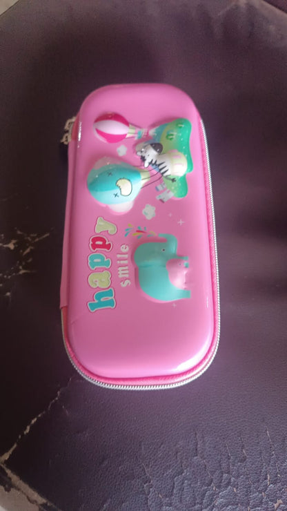 Kids Cartoon Printed Pencil Case (1 Pc)