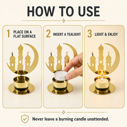 Tealight candle holder decor use