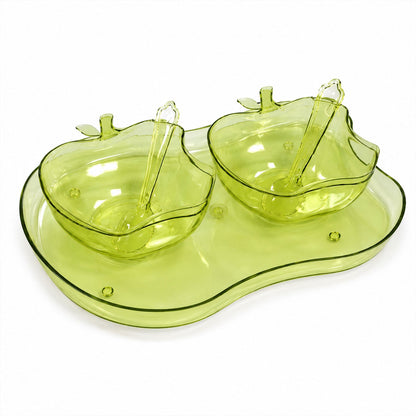 Apple Shape Serving Set – 2Pc Dinnerware | Indo Glow