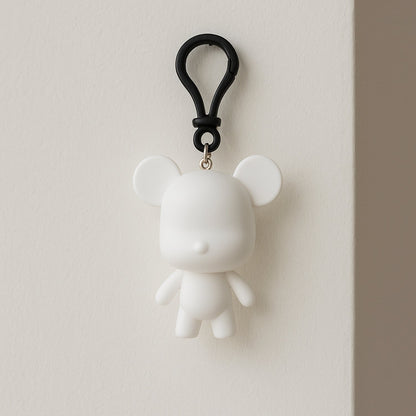 Cute Cartoon Bear Keychain (1 Pc)