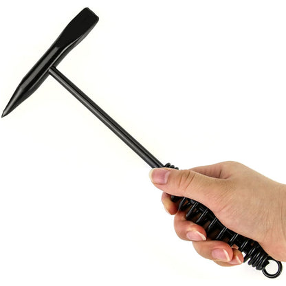 Welding Slag Removal Hammer with Coil Spring Handle | Heavy Duty Chipping Tool for Slag & Spatter Cleaning (1 Pc)