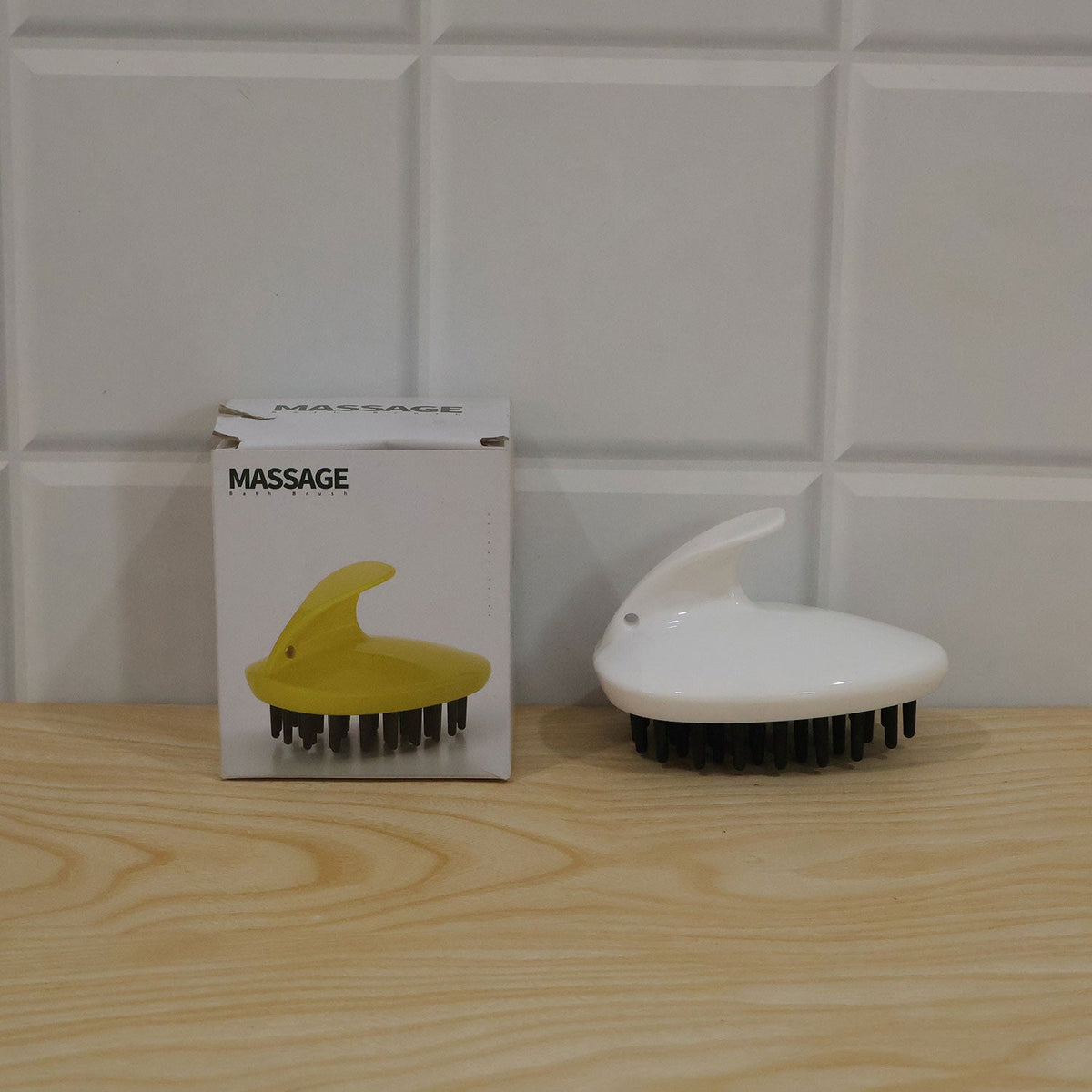 Scalp massager brush shower use