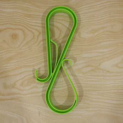 Live photo of plastic S shape multi hook hanger