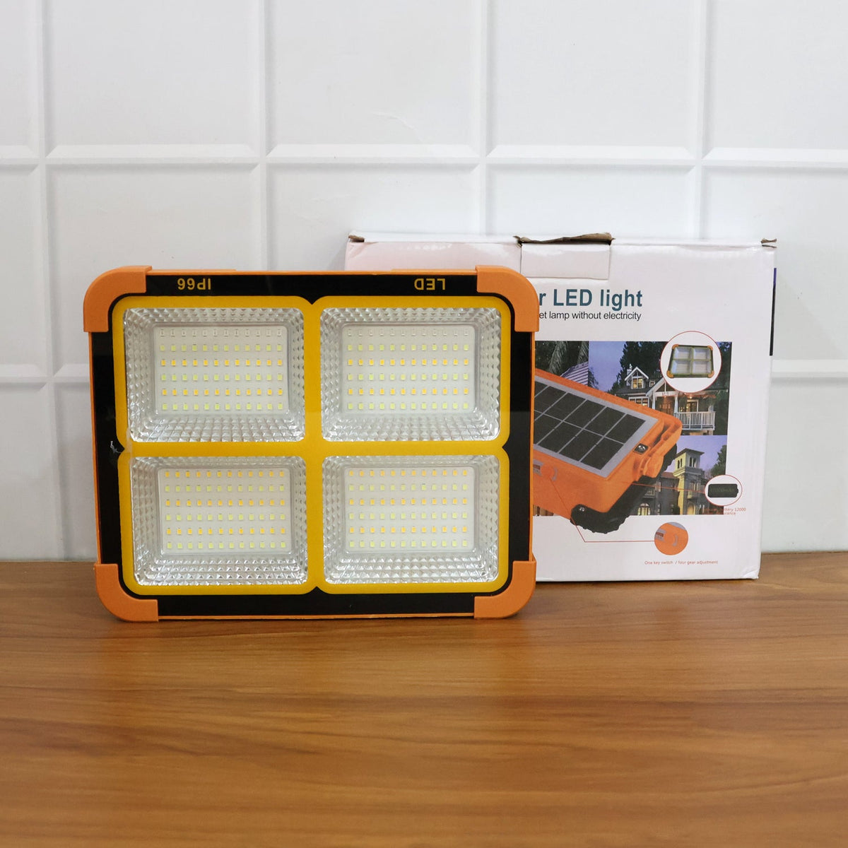 High-brightness Solar LED Flood Light with multiple features