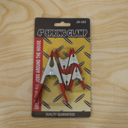 Metal spring clamps live package photo