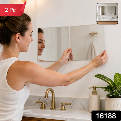 Mirror sticker tiles pack