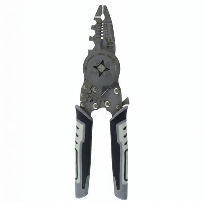 Wire crimping plier on white background