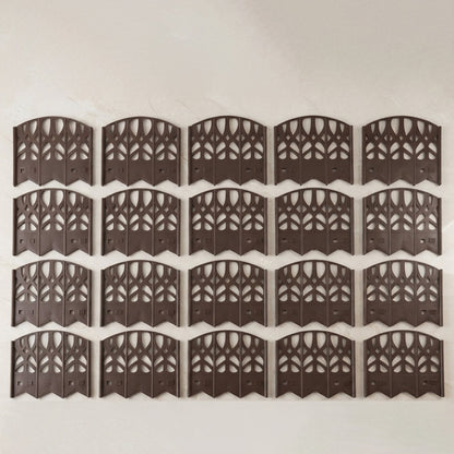 Close up of the decorative fence panel design