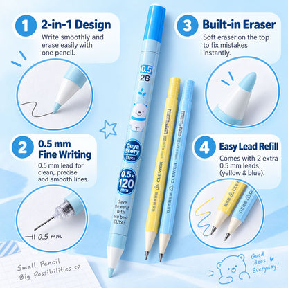 Mechanical pencil size guide