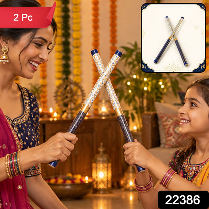 Wooden base Dandiya stick 2 Pc set SKU 22386