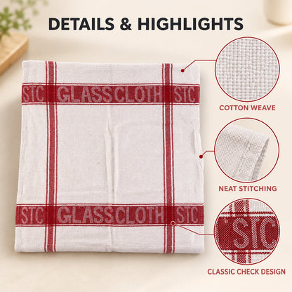 Pack of three soft cotton hand towels