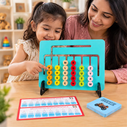 2 in 1 ABC maths activity board sliding