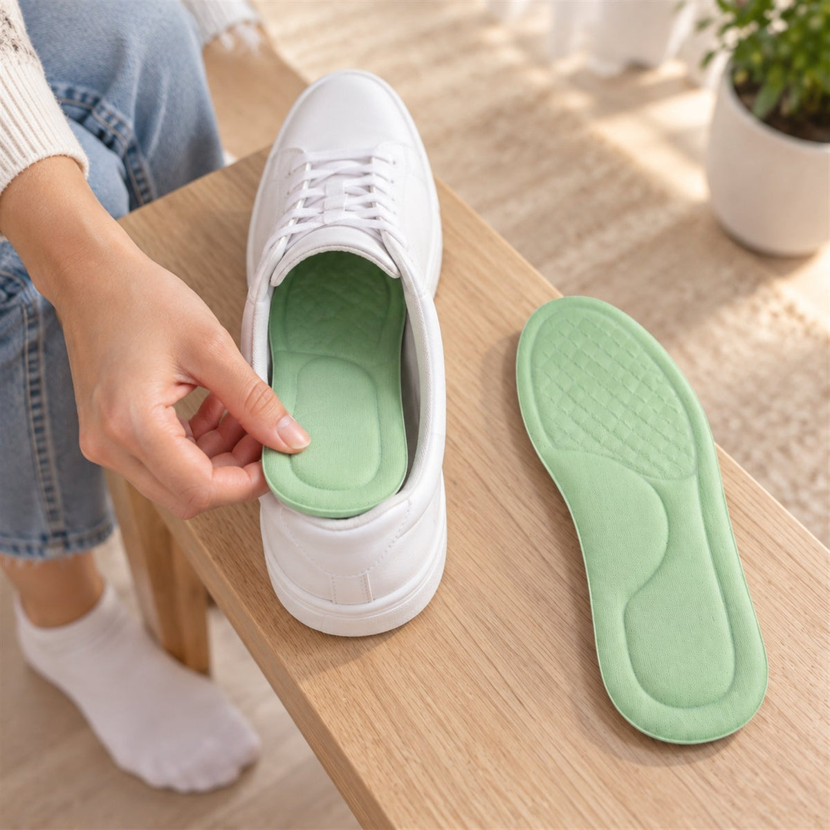 Comfort cushion foot insoles