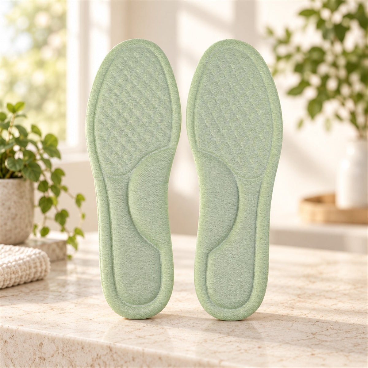 Soft foam shoe insoles textured surface 35-36