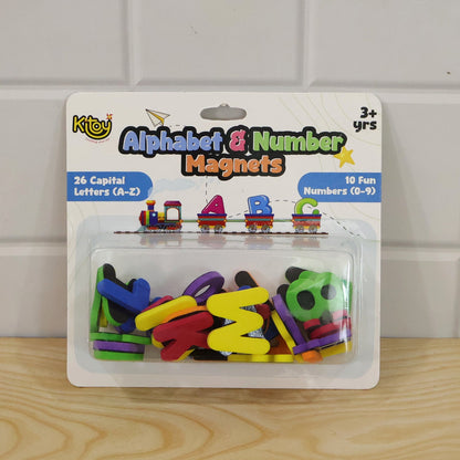 Alphabet magnet fridge play use
