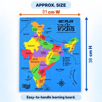Map puzzle size guide