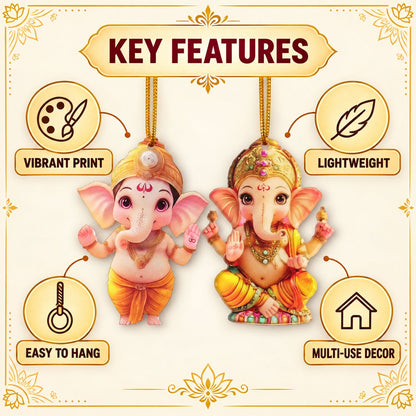Ganpati decoration design view