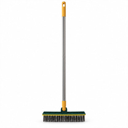 Lightweight 2 in 1 Floor Scrub Brush with Wiper for Women, Easy Cleaning (1 Pc)
