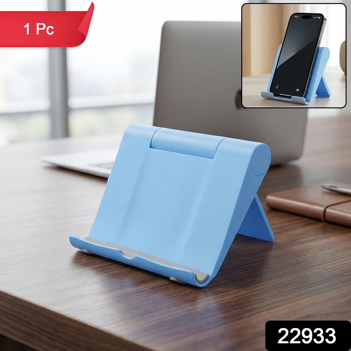 Foldable Mobile Phone Stand for Video Calls, Watching Videos and Classes (1 Pc)