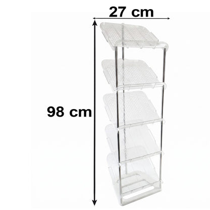 5 tier shoe storage rack dimensions