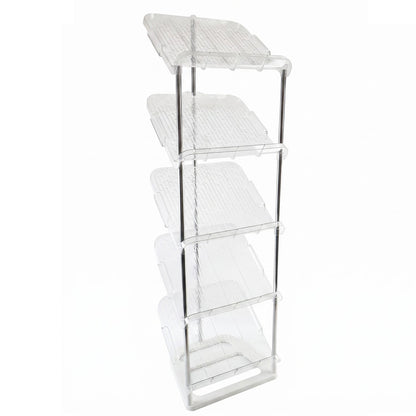 Vertical shoe storage organizer product view