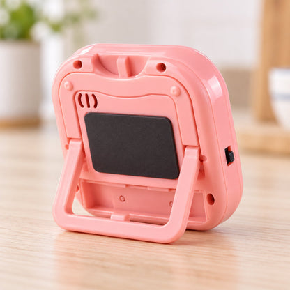 Rear view of digital kitchen timer showing magnetic back
