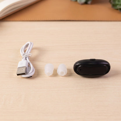 Portable nasal wellness device usage view