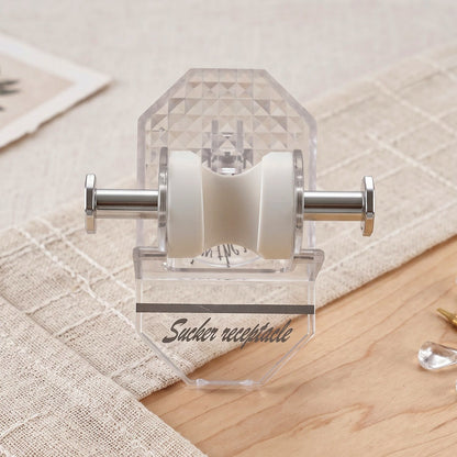 Adjustable suction shower holder front view