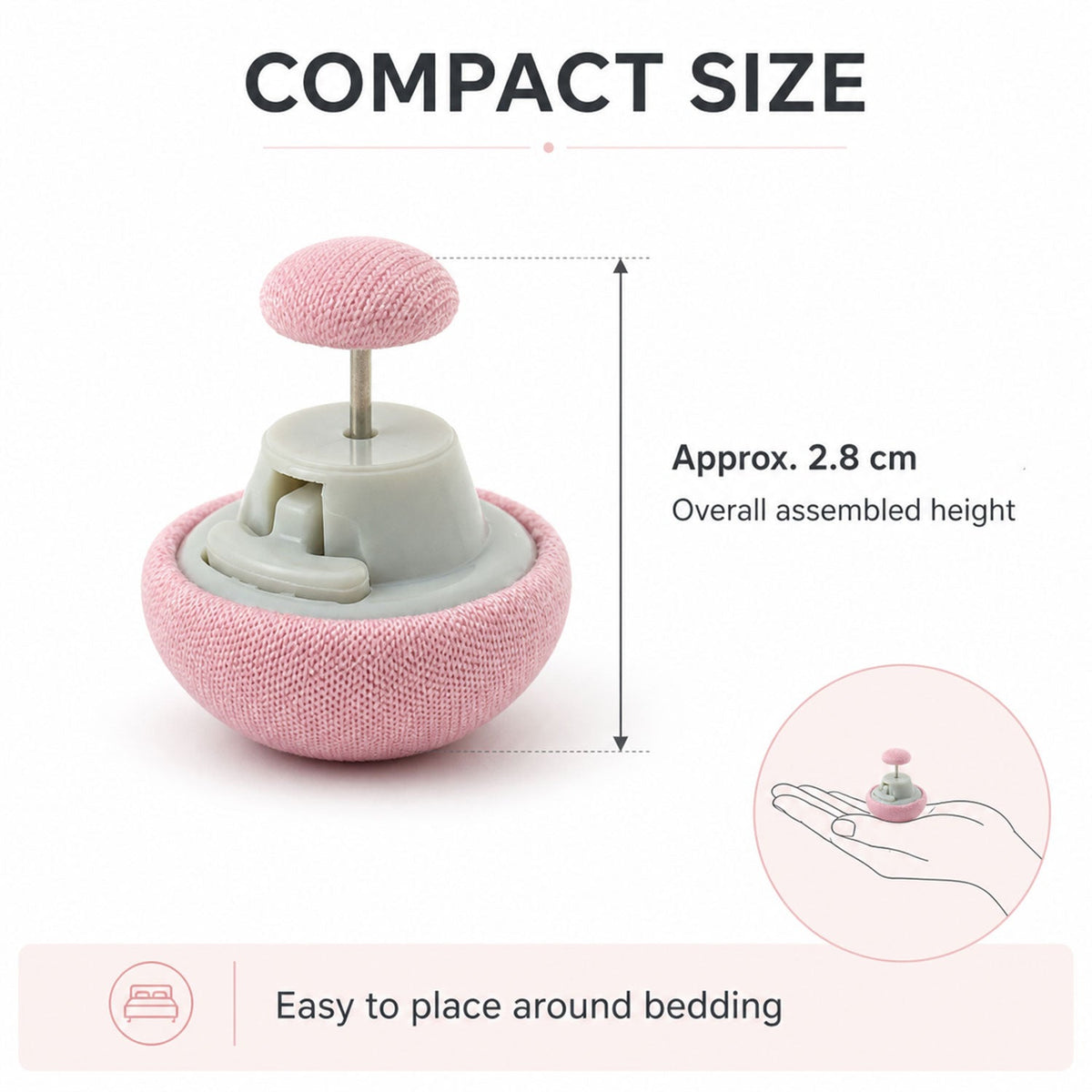 Duvet fastener button approximate assembled dimensions