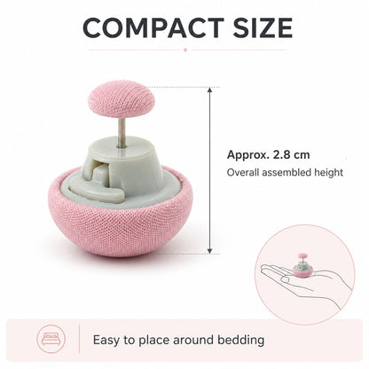 Duvet fastener button approximate assembled dimensions