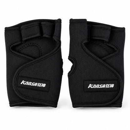 Gym gloves design view