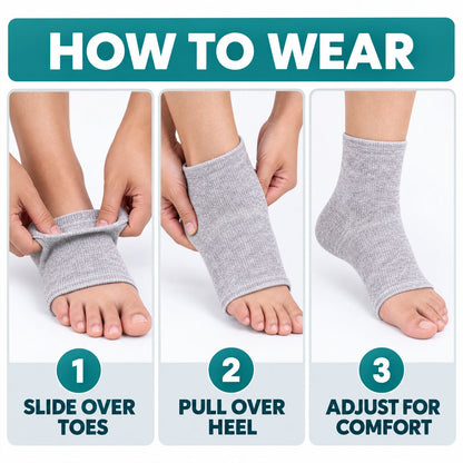 Ankle sleeve stretch view