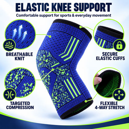 Compression knee brace pain relief