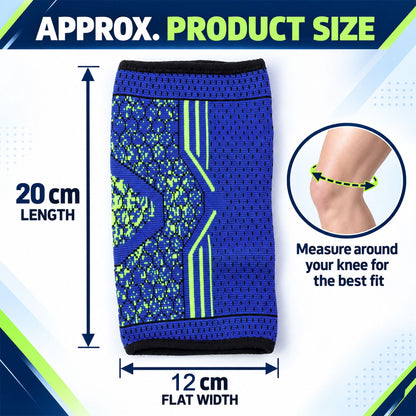 Knee sleeve size guide