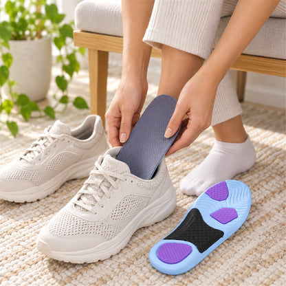 Cushioned arch support shoe insoles 43-44
