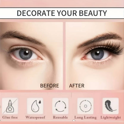 Reusable Magnetic False Eyelashes