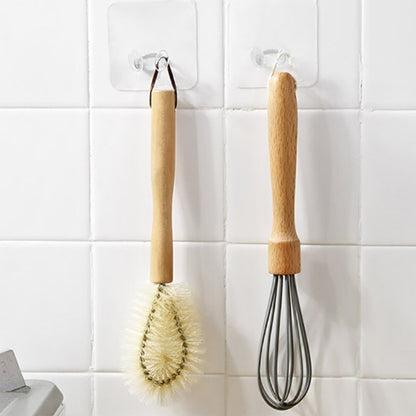 Transparent Multi-Function Wall Storage Hooks 8 pcs