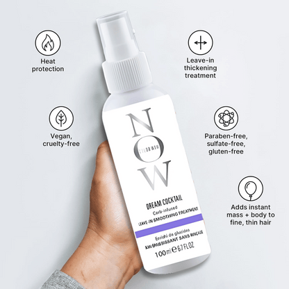 NOW Dream Cocktail Carb Infused Leave-in Treatment Volumizer Hair (Pack of 2)