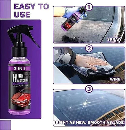 3 in 1 High Protection Quick Car Coating Spray (Buy 1 Get 1 Free)