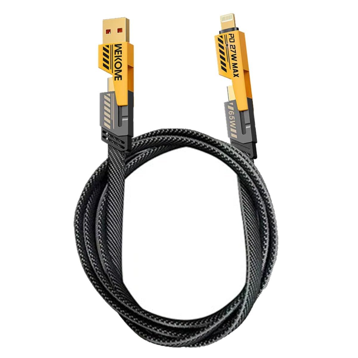 SOVELY 4 in 1 Charging Cable, 4 in 1 Fast Charging Cable, 4 in 1 Charging Data Cable, 4 in 1 Data Cable, All in One Charging Cable, 65W Charging Cable, 65W Super Fast Charging Cable