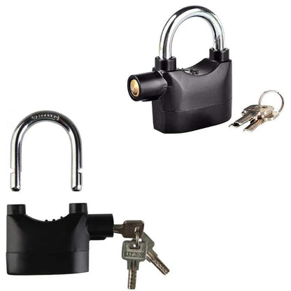 Heavy Duty Waterproof Anti-Theft Siren Alarm Padlock