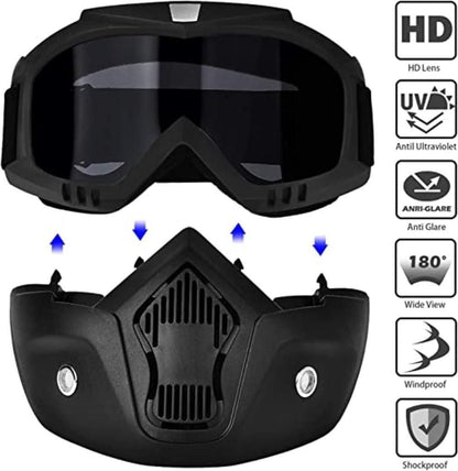 Goggle Mask Anti Scratch UV Protective Bike Rider
