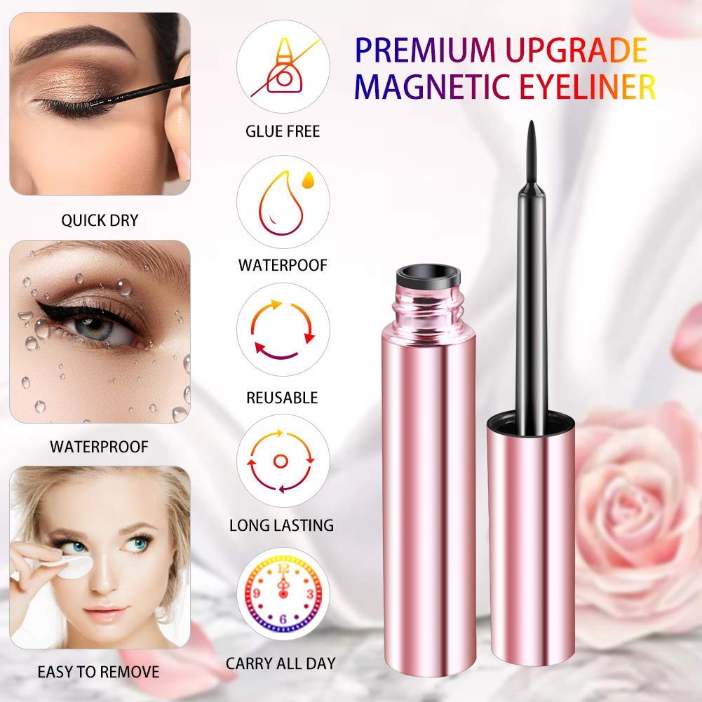 Reusable Magnetic False Eyelashes
