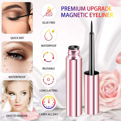 Reusable Magnetic False Eyelashes